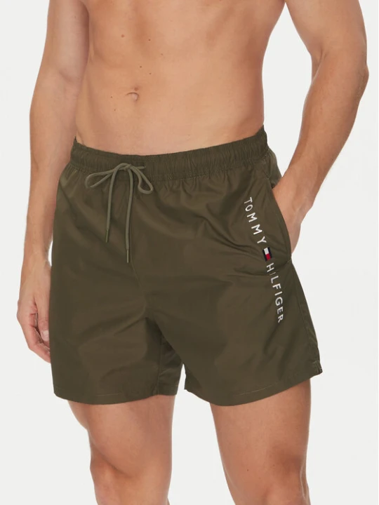 Zdjęcie produktu Tommy Hilfiger Szorty kąpielowe UM0UM03258 Zielony Regular Fit