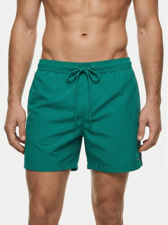 Zdjęcie produktu Tommy Hilfiger Szorty kąpielowe UM0UM03477 Zielony Regular Fit