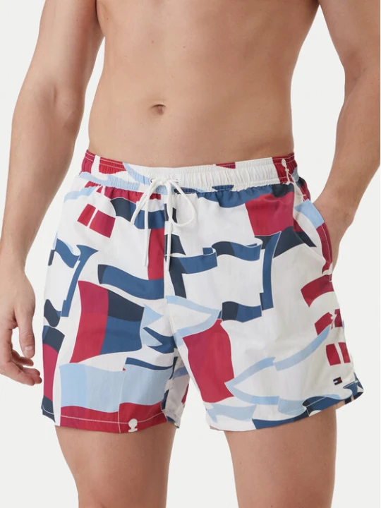 Zdjęcie produktu Tommy Hilfiger Szorty kąpielowe UM0UM03491 Kolorowy Regular Fit