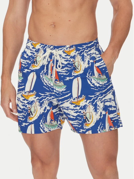 Zdjęcie produktu Tommy Hilfiger Szorty kąpielowe UM0UM03491 Niebieski Regular Fit