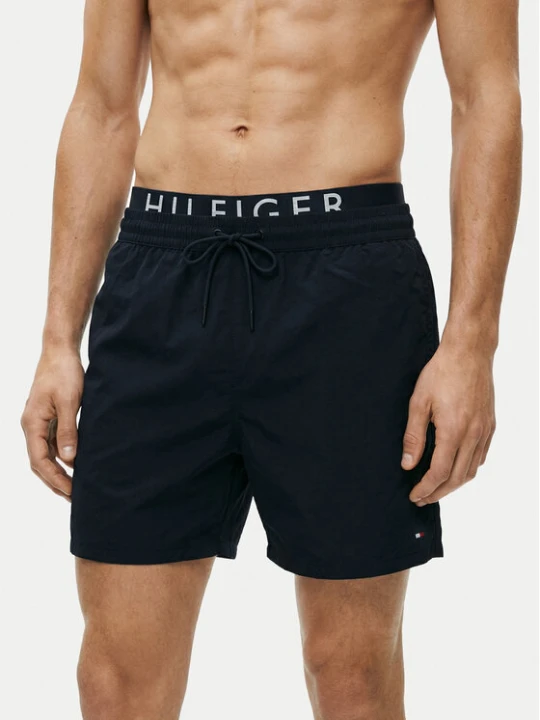 Zdjęcie produktu Tommy Hilfiger Szorty kąpielowe UM0UM03749 Granatowy Regular Fit