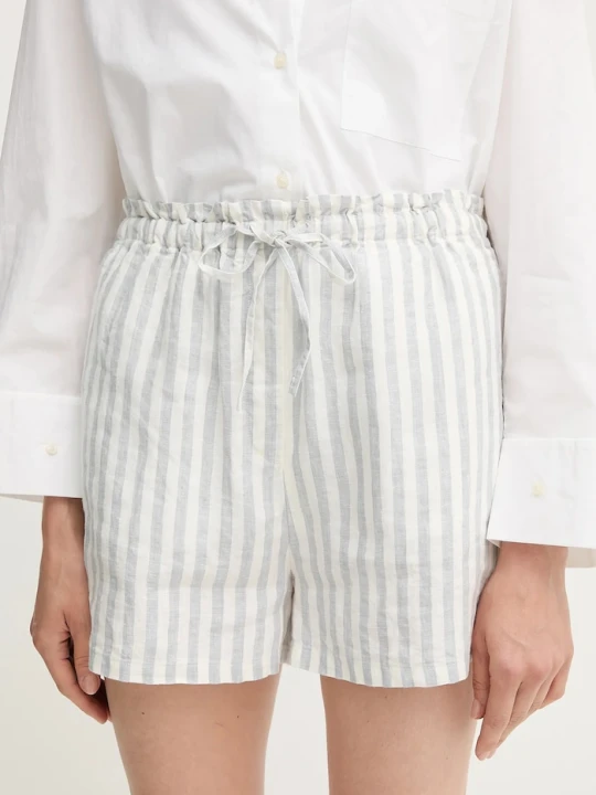 Zdjęcie produktu Tommy Hilfiger szorty lniane biały