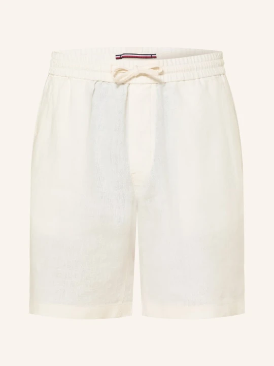 Zdjęcie produktu Tommy Hilfiger Szorty Lniane Dover Regular Fit weiss ECRU