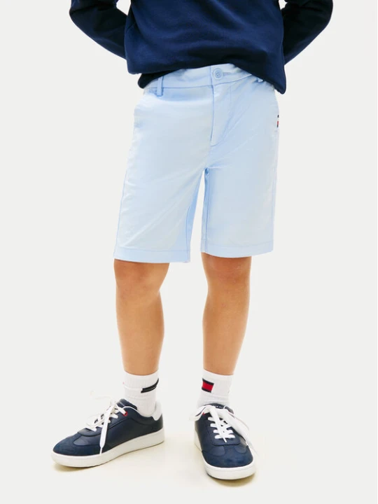 Zdjęcie produktu Tommy Hilfiger Szorty materiałowe 1986 Essential KB0KB09641 Niebieski jasny Regular Fit