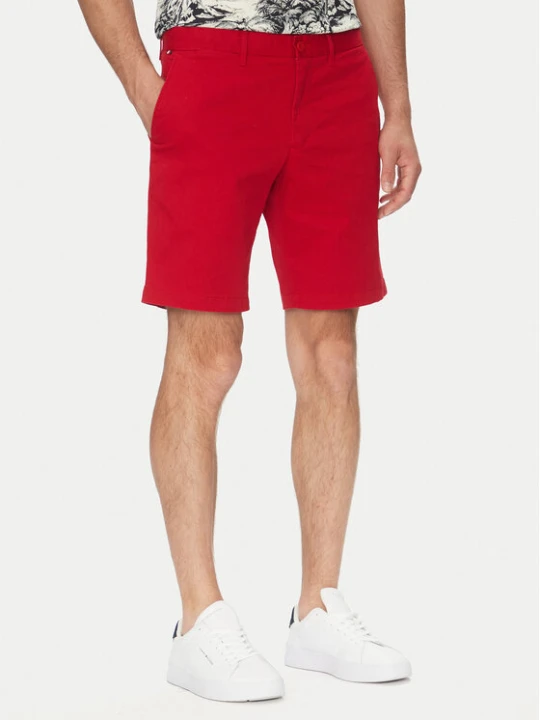 Zdjęcie produktu Tommy Hilfiger Szorty materiałowe Brooklyn MW0MW23563 Czerwony Regular Fit