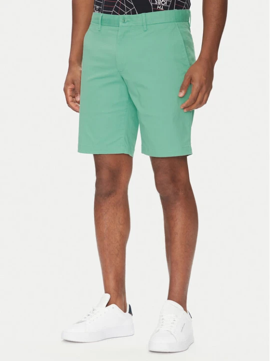 Zdjęcie produktu Tommy Hilfiger Szorty materiałowe Brooklyn MW0MW23563 Zielony Regular Fit