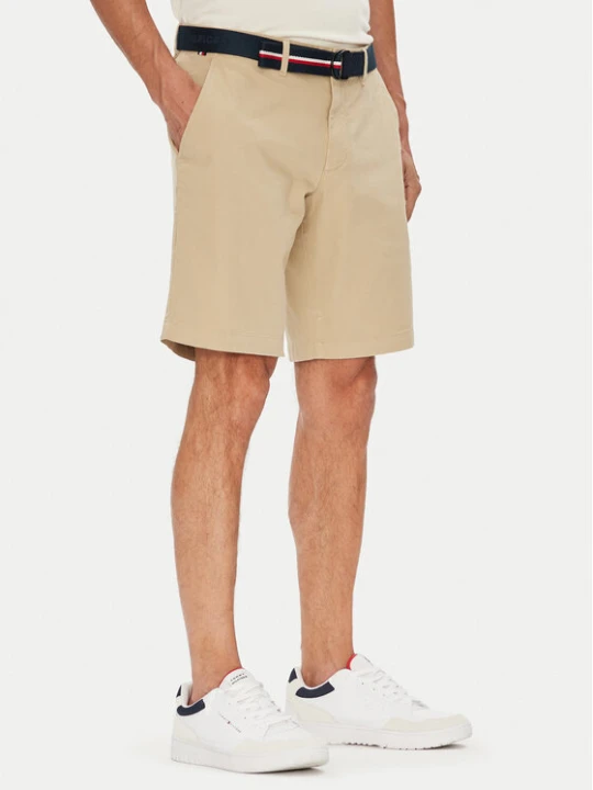 Zdjęcie produktu Tommy Hilfiger Szorty materiałowe Brooklyn MW0MW39706 Beżowy Regular Fit