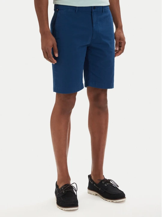 Zdjęcie produktu Tommy Hilfiger Szorty materiałowe Denton 9.5 MW0MW42351 Niebieski Slim Fit