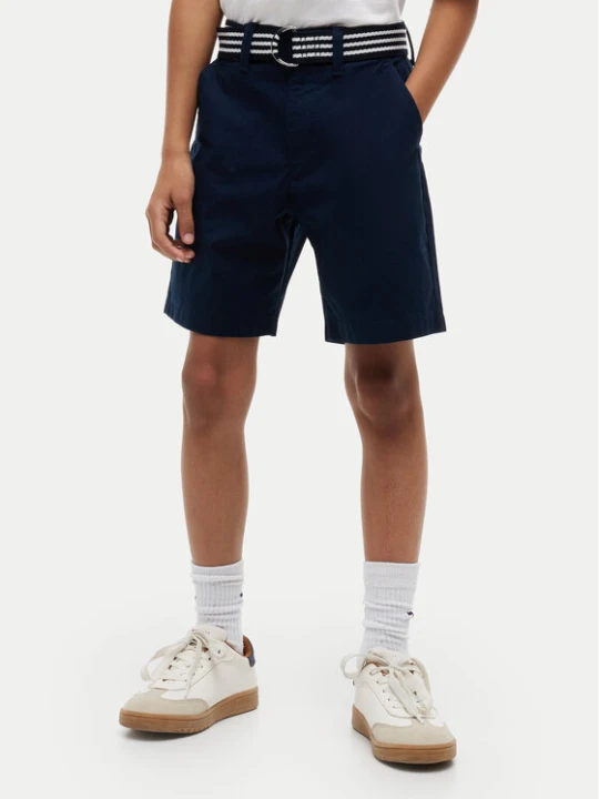 Zdjęcie produktu Tommy Hilfiger Szorty materiałowe Essential KB0KB10246 Granatowy Loose Fit