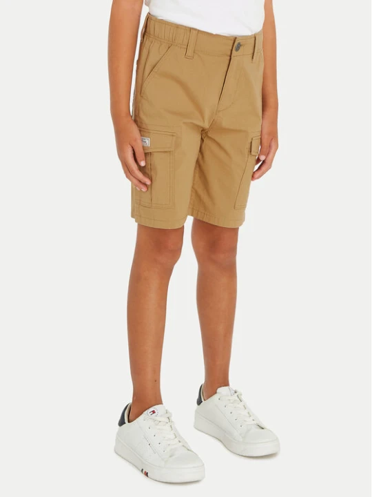 Zdjęcie produktu Tommy Hilfiger Szorty materiałowe KB0KB08799 Beżowy Straight Fit