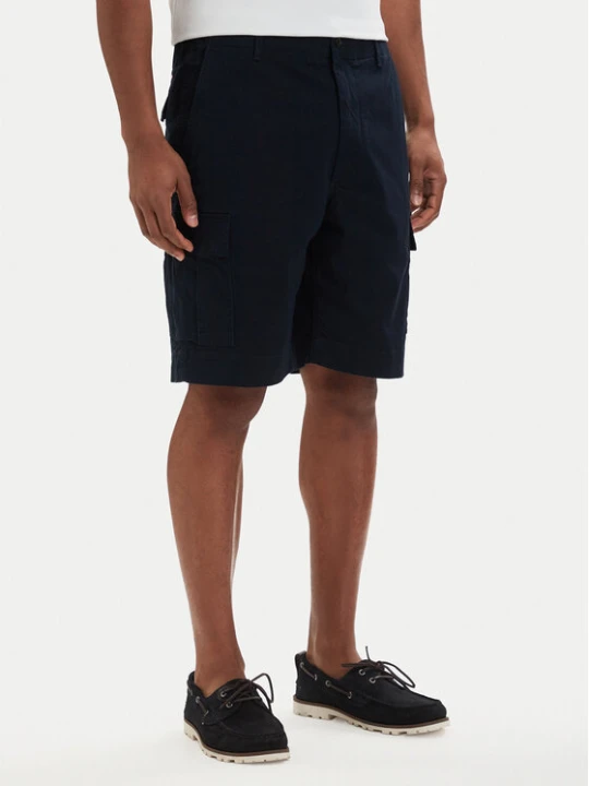 Zdjęcie produktu Tommy Hilfiger Szorty materiałowe Twill Cargo MW0MW42350 Granatowy Relaxed Fit