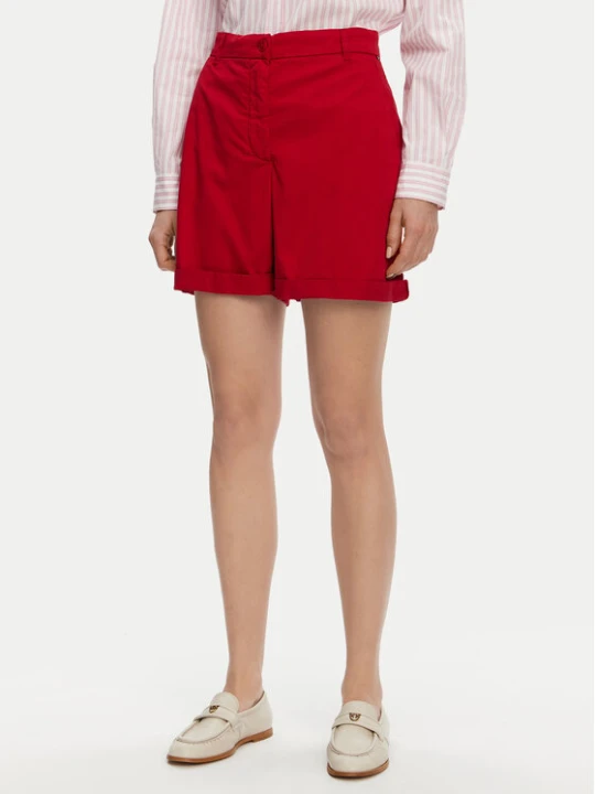 Zdjęcie produktu Tommy Hilfiger Szorty materiałowe WW0WW42457 Czerwony Regular Fit