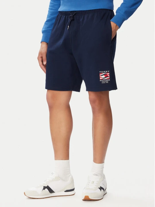 Zdjęcie produktu Tommy Hilfiger Szorty sportowe Rwb MW0MW43384 Granatowy Regular Fit
