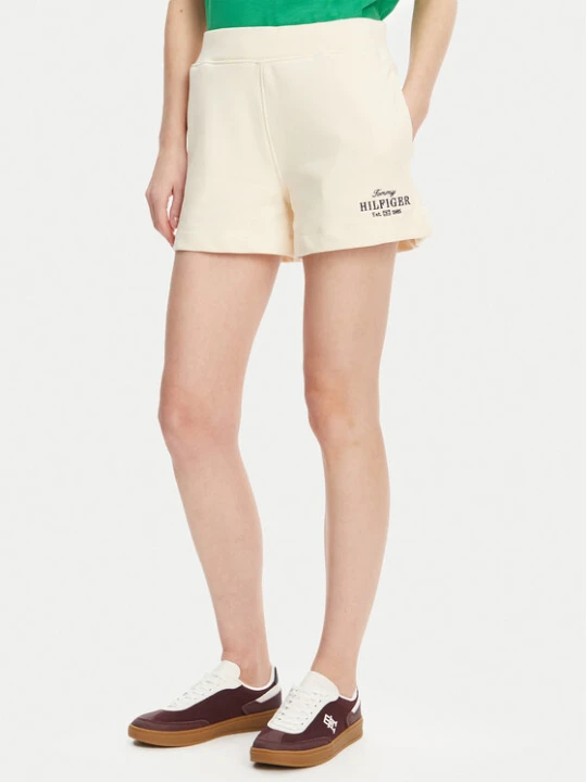 Zdjęcie produktu Tommy Hilfiger Szorty sportowe WW0WW45518 Beżowy Regular Fit