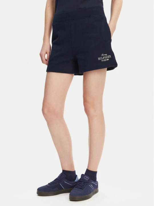Zdjęcie produktu Tommy Hilfiger Szorty sportowe WW0WW45518 Granatowy Regular Fit