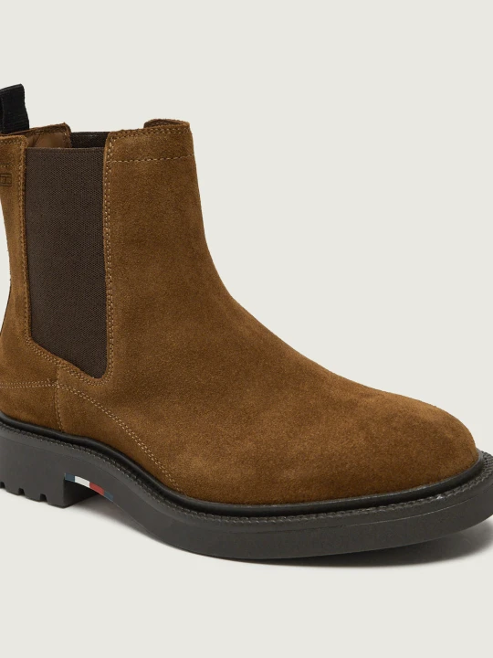 Zdjęcie produktu Tommy Hilfiger Sztyblety Corporate | zamsz brązowy