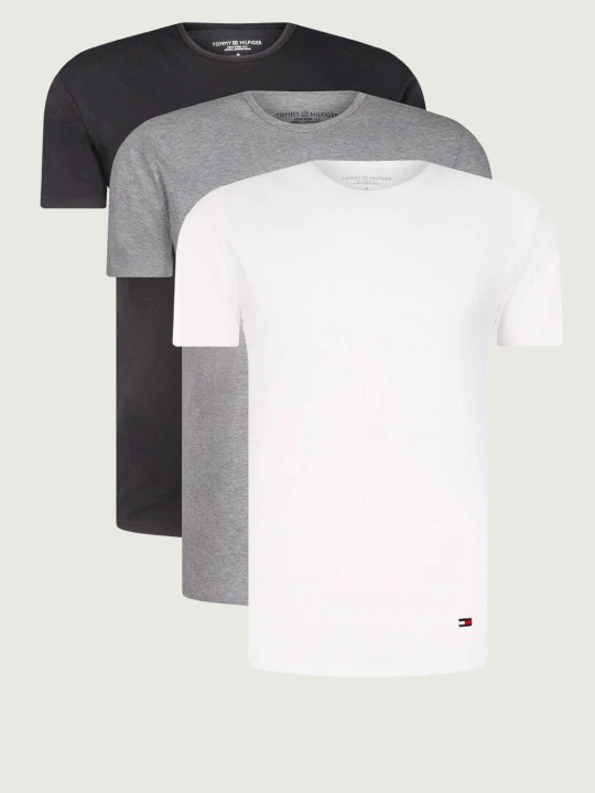 Zdjęcie produktu Tommy Hilfiger Underwear T-shirt 3-pack | Slim Fit | stretch szary