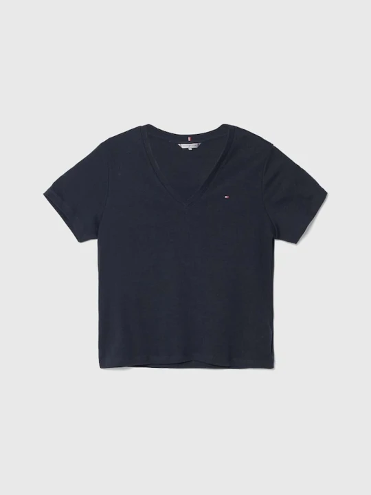 Zdjęcie produktu Tommy Hilfiger T-shirt damski bawełniany granatowy