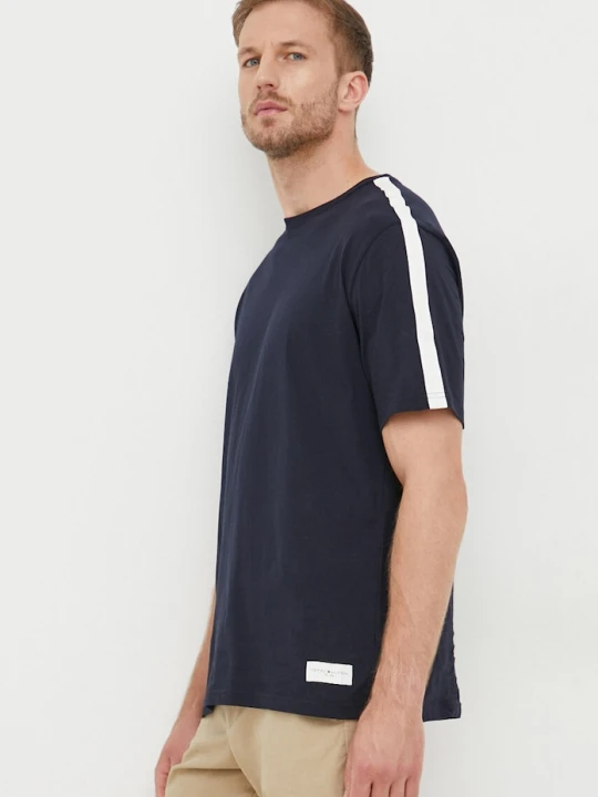 Zdjęcie produktu Tommy Hilfiger t-shirt bawełniany granatowy