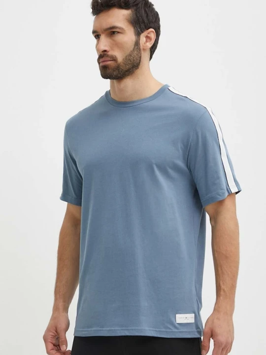 Zdjęcie produktu Tommy Hilfiger t-shirt bawełniany niebieski