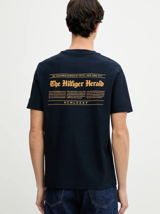 Zdjęcie produktu Tommy Hilfiger t-shirt bawełniany granatowy