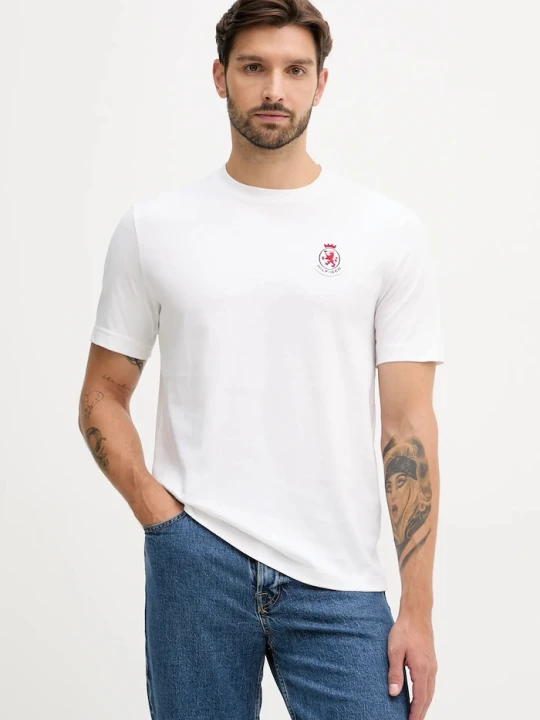 Zdjęcie produktu Tommy Hilfiger t-shirt bawełniany biały