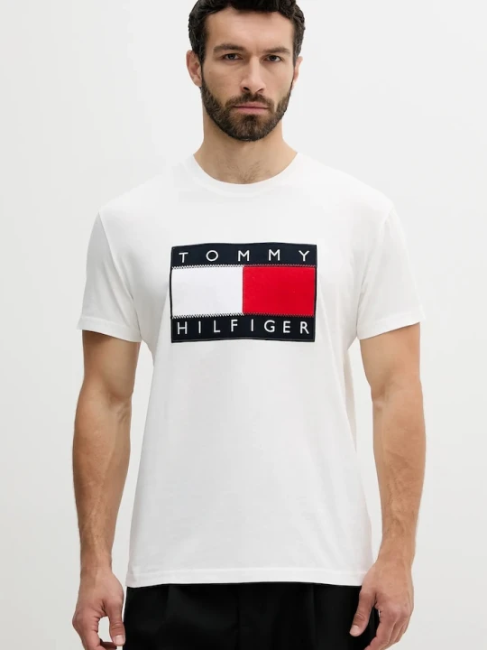 Zdjęcie produktu Tommy Hilfiger t-shirt bawełniany SAILING biały