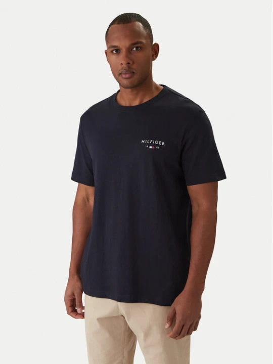 Zdjęcie produktu Tommy Hilfiger T-Shirt Brand Love MW0MW41456 Granatowy Regular Fit