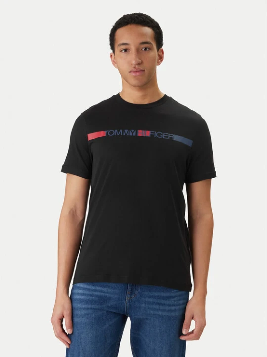 Zdjęcie produktu Tommy Hilfiger T-Shirt Brand Love MW0MW42368 Czarny Regular Fit