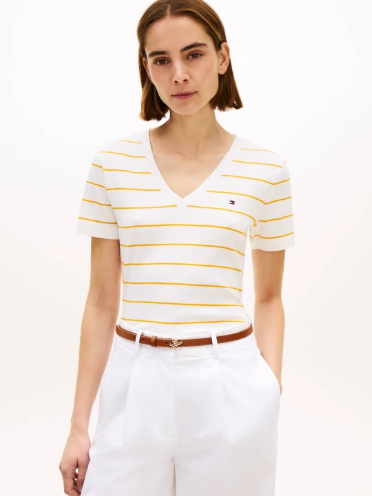 Zdjęcie produktu Tommy Hilfiger T-shirt CODY | Slim Fit ecru