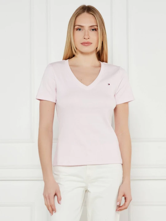 Zdjęcie produktu Tommy Hilfiger T-shirt CODY | Slim Fit pudrowy róż