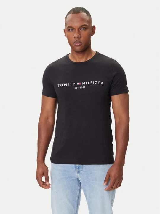 Zdjęcie produktu Tommy Hilfiger T-Shirt Core Logo Tee MW0MW11465 Czarny Slim Fit