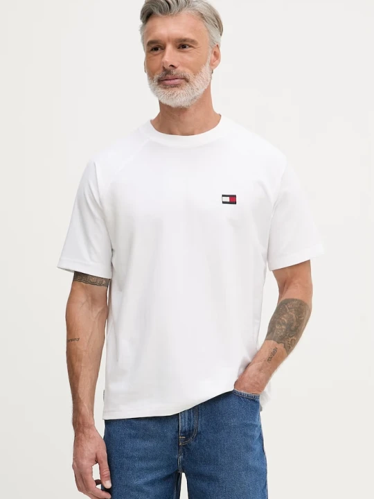 Zdjęcie produktu Tommy Hilfiger t-shirt damski bawełniany biały