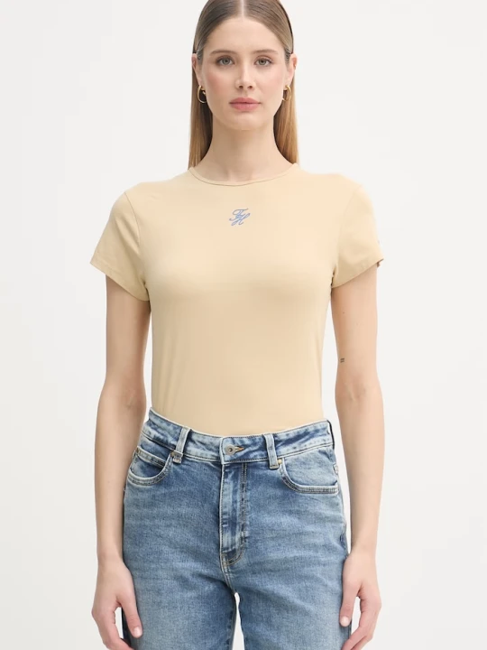 Zdjęcie produktu Tommy Hilfiger t-shirt damski SUMMER beżowy