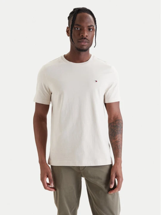 Zdjęcie produktu Tommy Hilfiger T-Shirt Ess Seasonal MW0MW39995 Beżowy Regular Fit