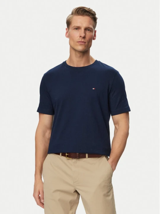 Zdjęcie produktu Tommy Hilfiger T-Shirt Ess Seasonal MW0MW39995 Granatowy Regular Fit