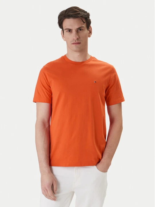 Zdjęcie produktu Tommy Hilfiger T-Shirt Ess Seasonal MW0MW39995 Pomarańczowy Regular Fit