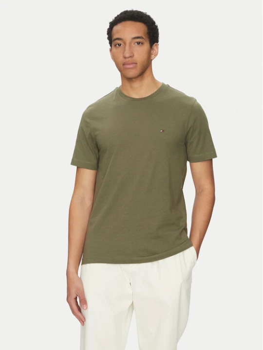 Zdjęcie produktu Tommy Hilfiger T-Shirt Ess Seasonal MW0MW39995 Zielony Regular Fit