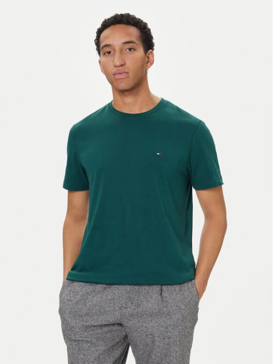 Zdjęcie produktu Tommy Hilfiger T-Shirt Ess Seasonal MW0MW39995 Zielony Regular Fit