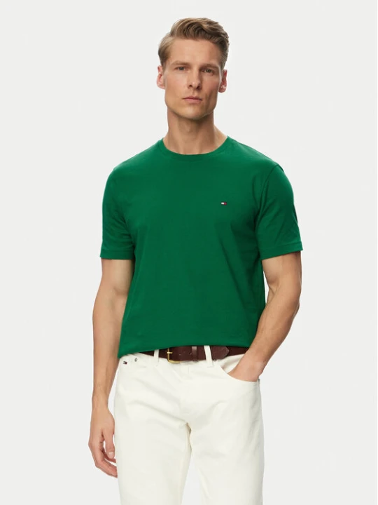 Zdjęcie produktu Tommy Hilfiger T-Shirt Ess Seasonal MW0MW39995 Zielony Regular Fit