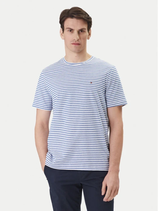 Zdjęcie produktu Tommy Hilfiger T-Shirt Ess Seasonal MW0MW40923 Niebieski Regular Fit