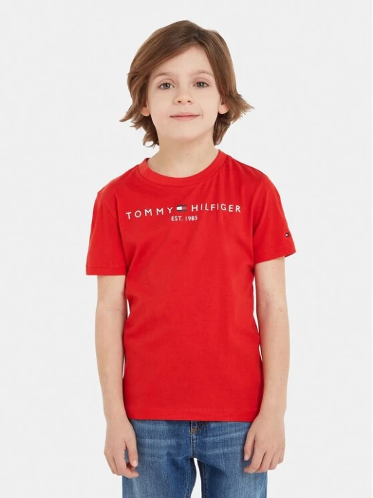 Zdjęcie produktu Tommy Hilfiger T-Shirt Essential KS0KS00210 S Czerwony Regular Fit