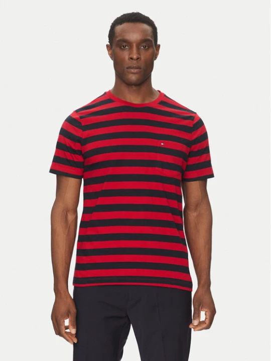 Zdjęcie produktu Tommy Hilfiger T-Shirt Essential MW0MW37283 Czerwony Regular Fit