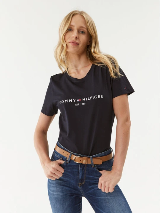 Zdjęcie produktu Tommy Hilfiger T-Shirt Heritage C-Nk WW0WW31999 Granatowy Regular Fit