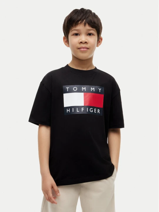 Zdjęcie produktu Tommy Hilfiger T-Shirt Heritage KB0KB10340 Czarny Regular Fit