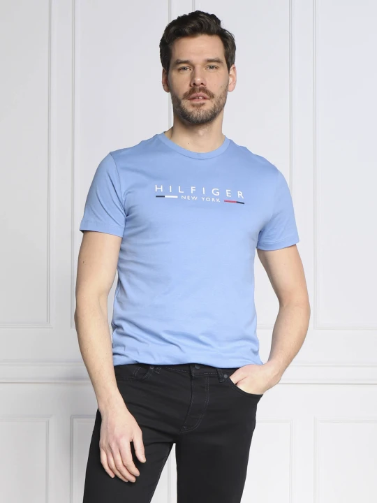 Zdjęcie produktu Tommy Hilfiger T-shirt HILFIGER NEW YORK | Slim Fit niebieski