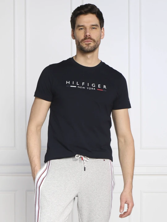 Zdjęcie produktu Tommy Hilfiger T-shirt HILFIGER NEW YORK | Slim Fit granatowy
