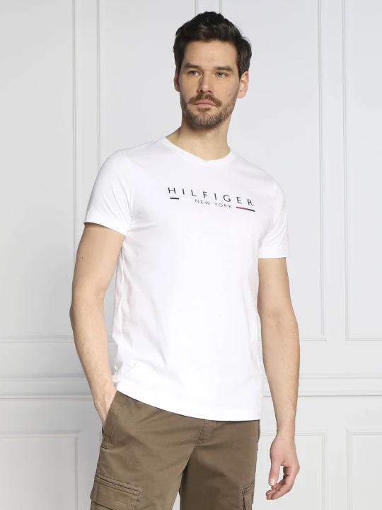 Zdjęcie produktu Tommy Hilfiger T-shirt HILFIGER NEW YORK | Slim Fit biały