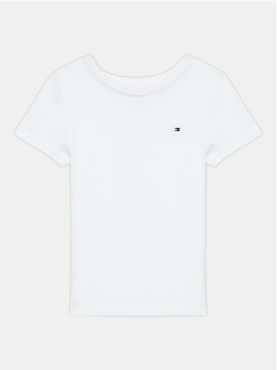 Zdjęcie produktu Tommy Hilfiger T-Shirt KB0KB04140 S Biały Regular Fit