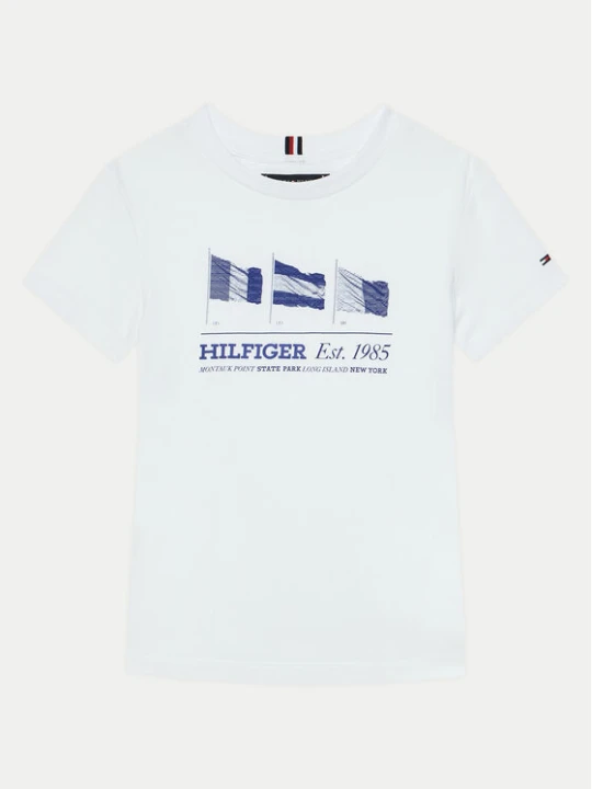 Zdjęcie produktu Tommy Hilfiger T-Shirt KB0KB09350 S Biały Regular Fit